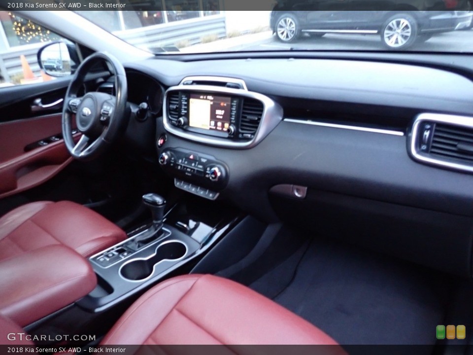 Black Interior Dashboard for the 2018 Kia Sorento SX AWD #143527666