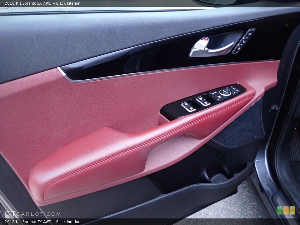 Black Interior Door Panel for the 2018 Kia Sorento SX AWD #143527917
