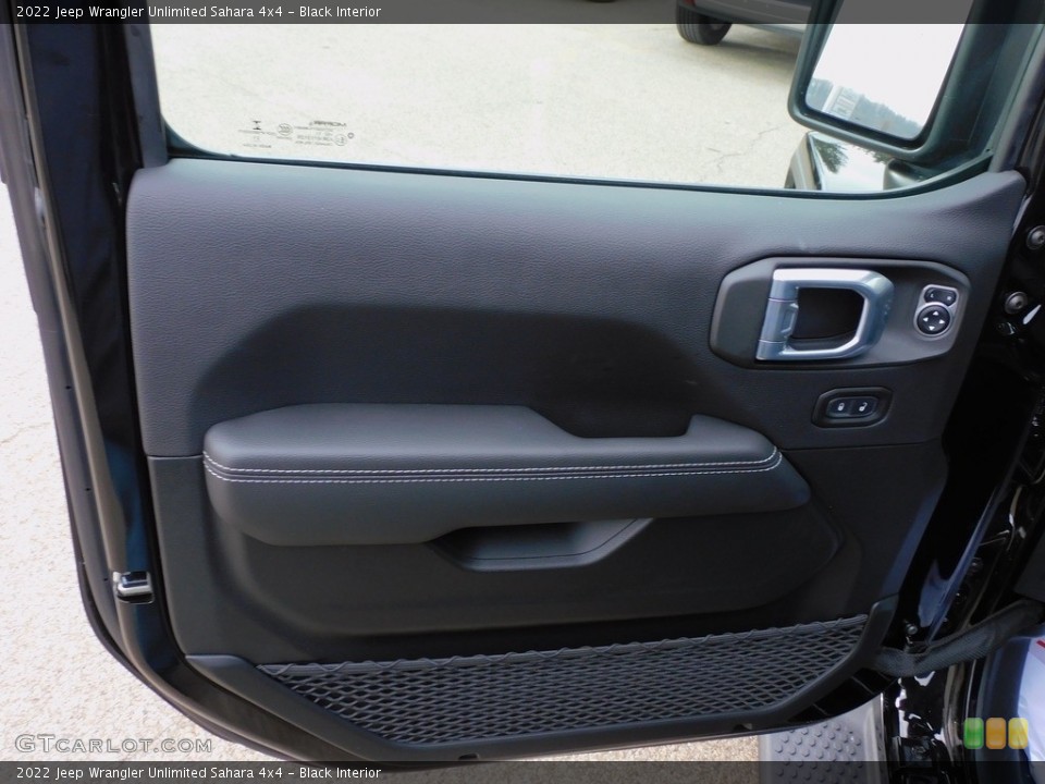 Black Interior Door Panel for the 2022 Jeep Wrangler Unlimited Sahara 4x4 #143529823