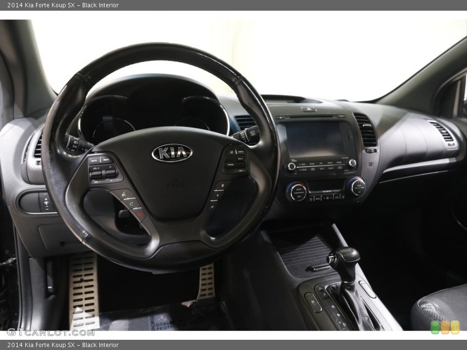 Black Interior Dashboard for the 2014 Kia Forte Koup SX #143530372
