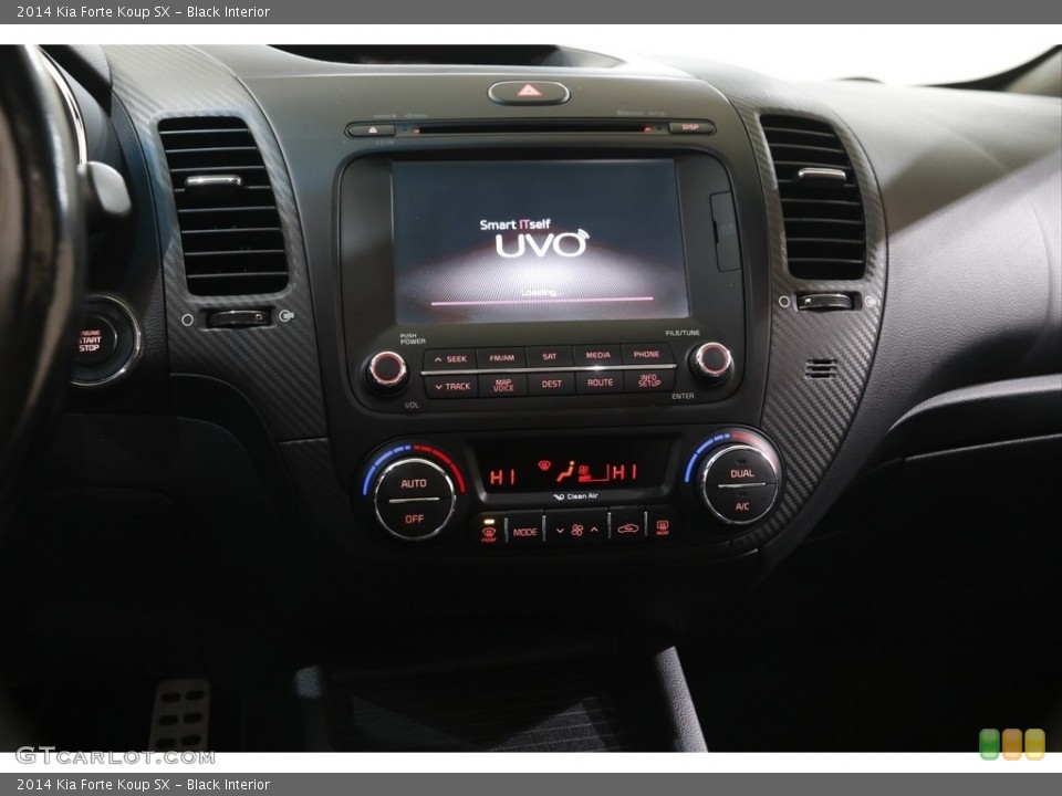 Black Interior Controls for the 2014 Kia Forte Koup SX #143530407