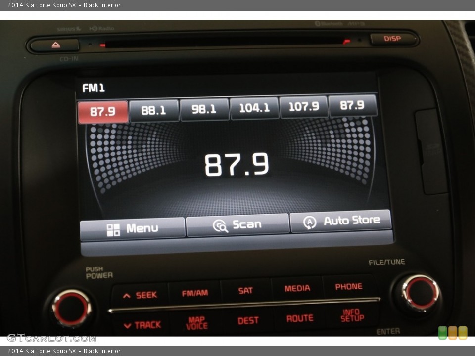 Black Interior Audio System for the 2014 Kia Forte Koup SX #143530417