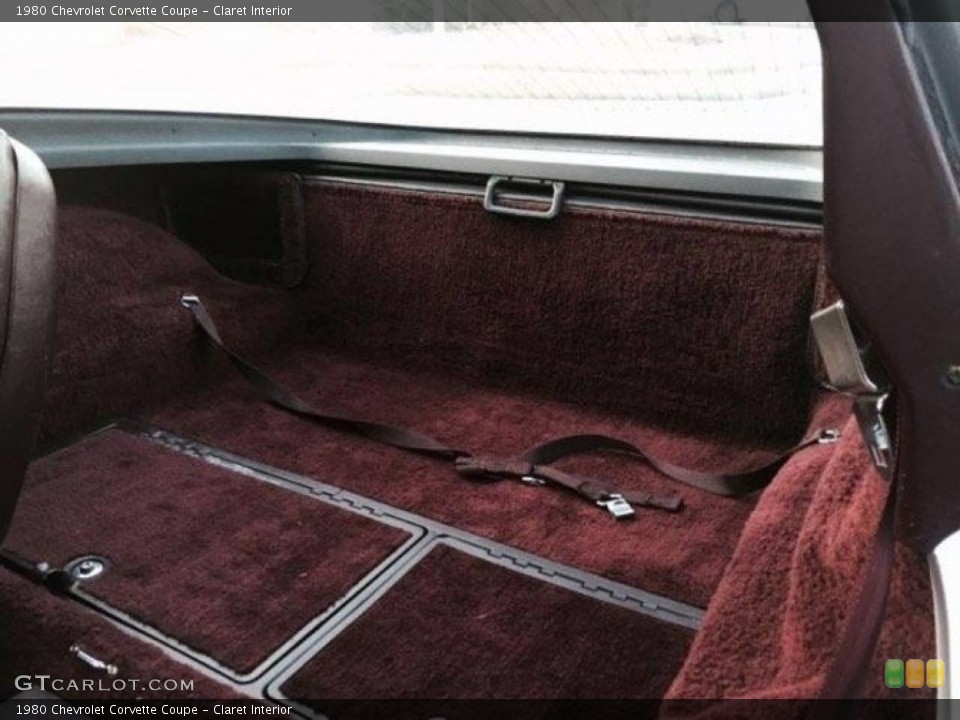 Claret Interior Trunk for the 1980 Chevrolet Corvette Coupe #143531791