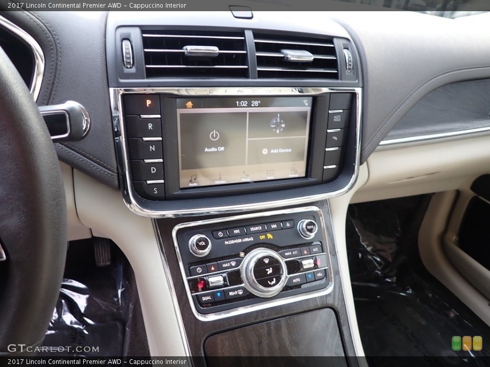 Cappuccino Interior Controls for the 2017 Lincoln Continental Premier AWD #143532406