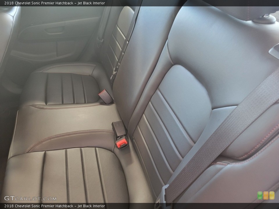 Jet Black Interior Rear Seat for the 2018 Chevrolet Sonic Premier Hatchback #143532894