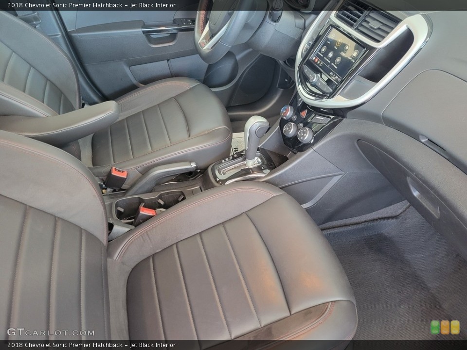 Jet Black Interior Photo for the 2018 Chevrolet Sonic Premier Hatchback #143532912