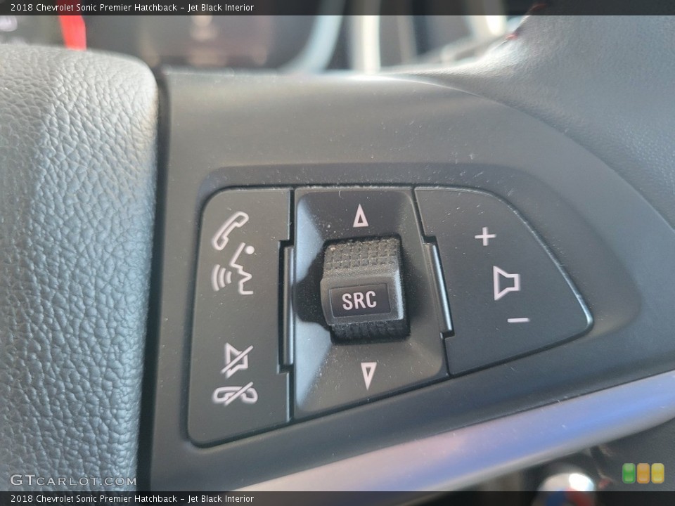 Jet Black Interior Steering Wheel for the 2018 Chevrolet Sonic Premier Hatchback #143533026