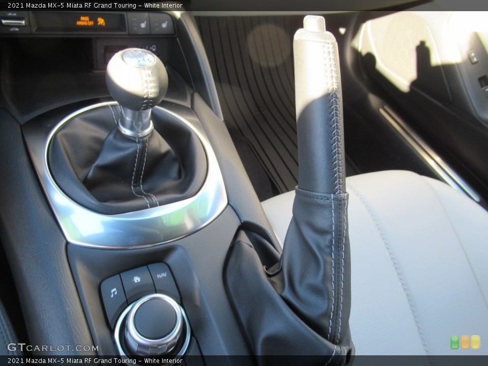 White Interior Transmission for the 2021 Mazda MX-5 Miata RF Grand Touring #143533356