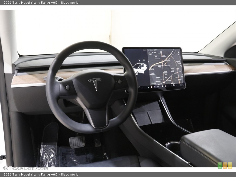 Black Interior Dashboard for the 2021 Tesla Model Y Long Range AWD #143536341