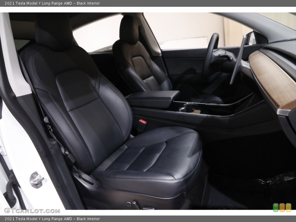 Black Interior Front Seat for the 2021 Tesla Model Y Long Range AWD #143536632
