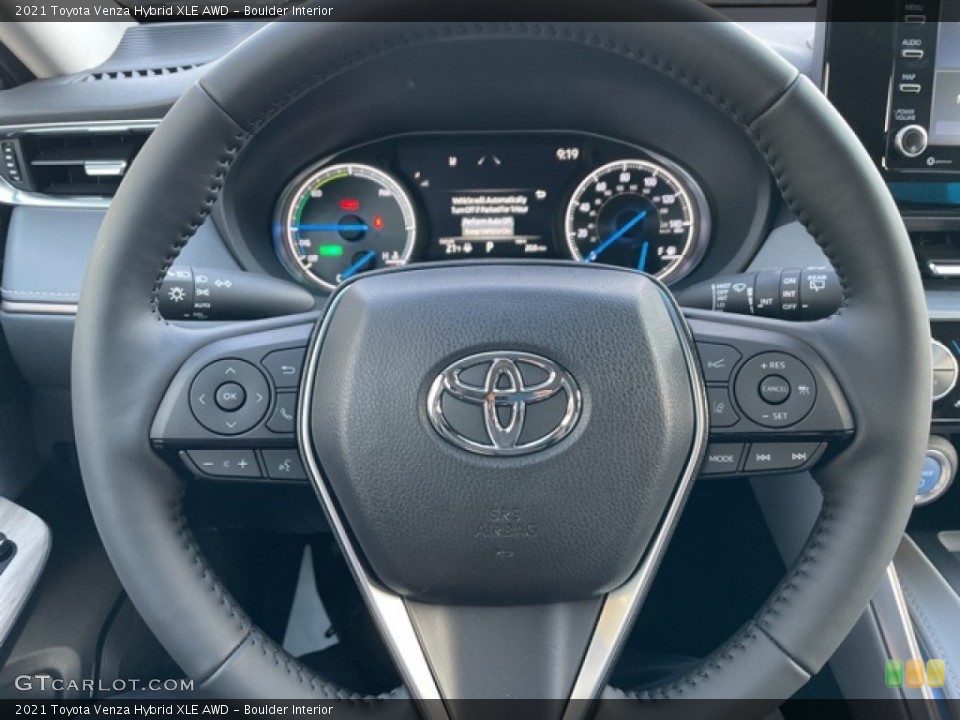 Boulder Interior Steering Wheel for the 2021 Toyota Venza Hybrid XLE AWD #143537133