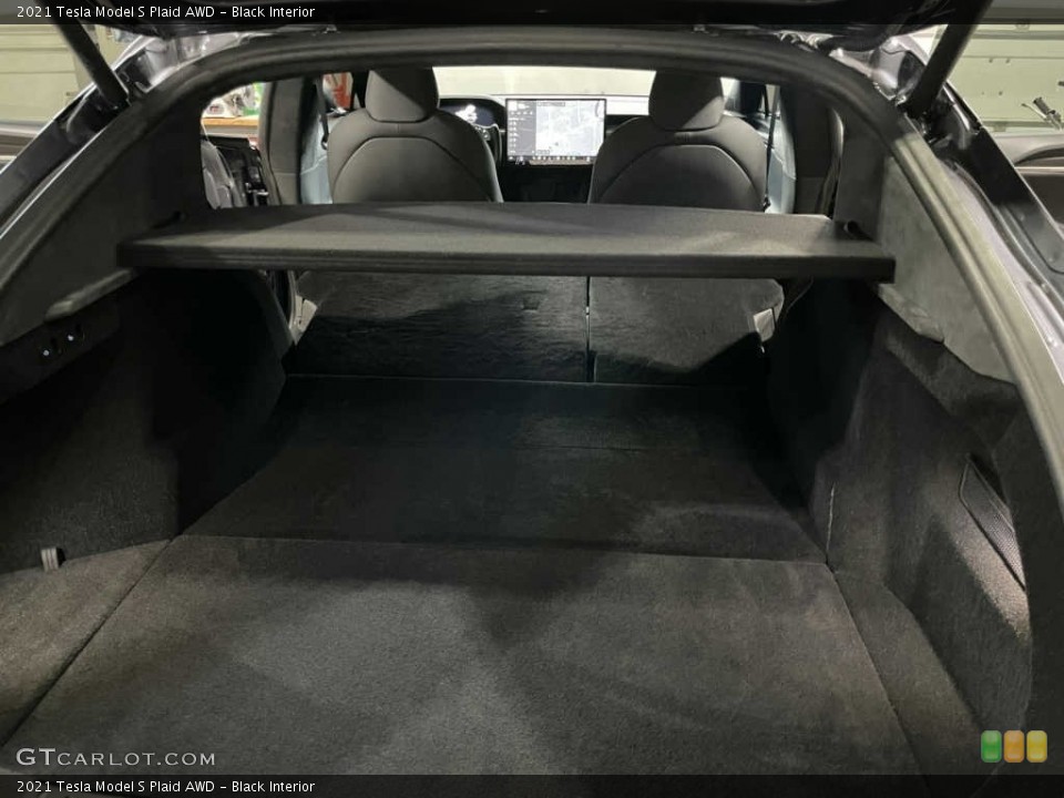 Black Interior Trunk for the 2021 Tesla Model S Plaid AWD #143538190