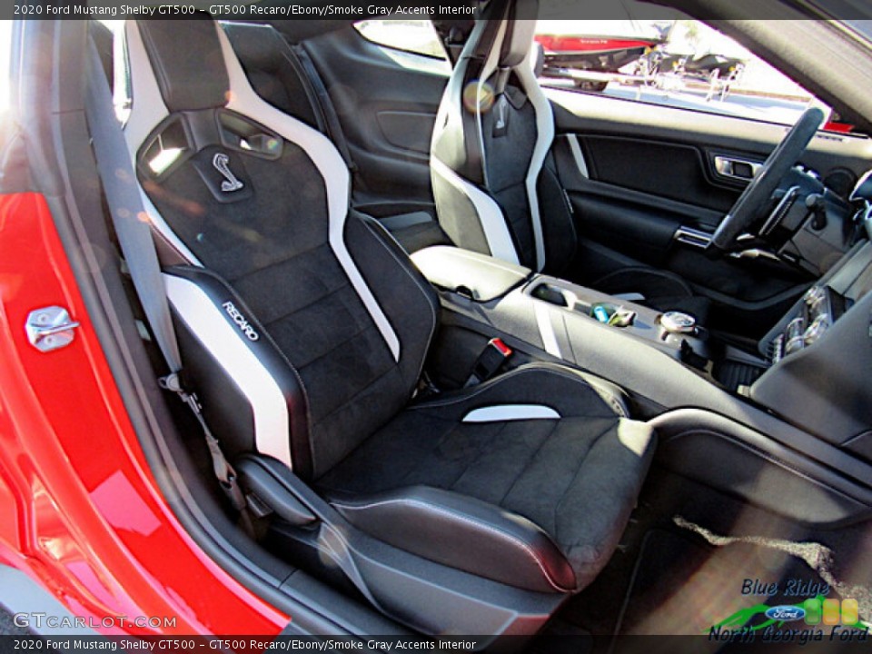 GT500 Recaro/Ebony/Smoke Gray Accents Interior Photo for the 2020 Ford Mustang Shelby GT500 #143539456