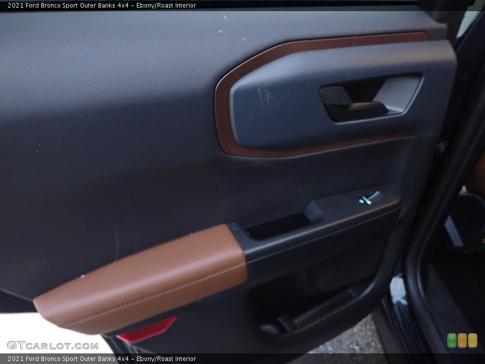 Ebony/Roast Interior Door Panel for the 2021 Ford Bronco Sport Outer Banks 4x4 #143543416