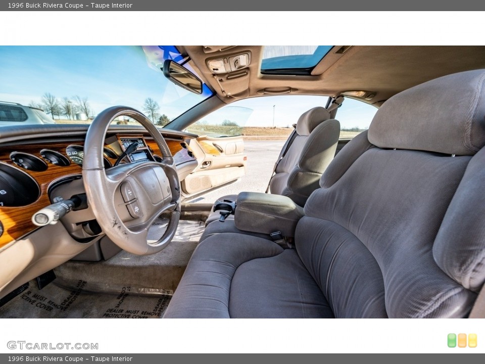 Taupe Interior Front Seat for the 1996 Buick Riviera Coupe #143544196
