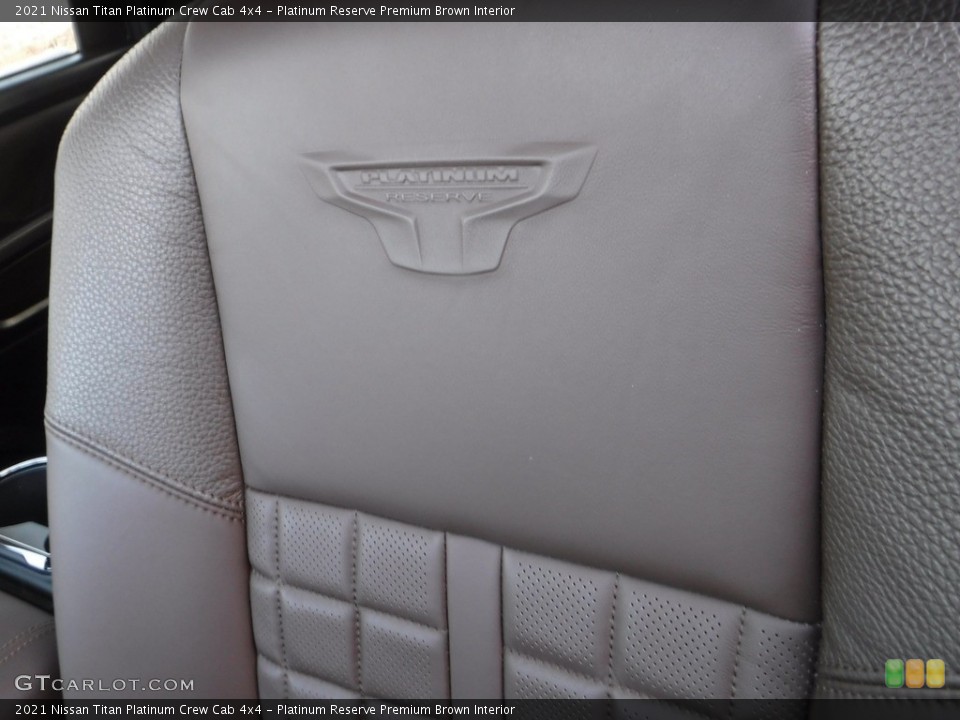 Platinum Reserve Premium Brown Interior Front Seat for the 2021 Nissan Titan Platinum Crew Cab 4x4 #143547315