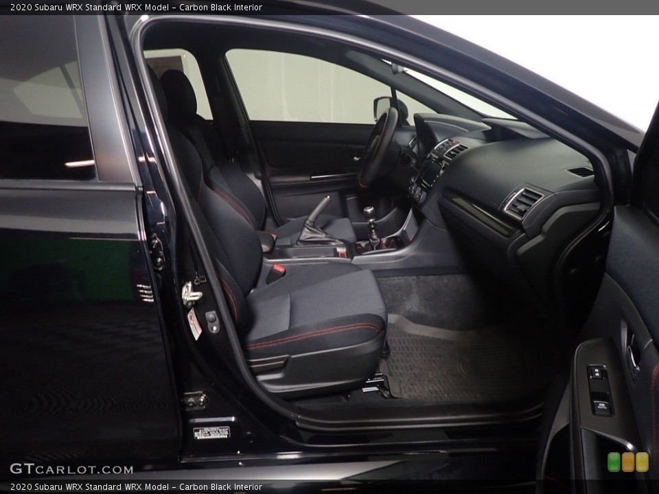 Carbon Black Interior Front Seat for the 2020 Subaru WRX  #143547615