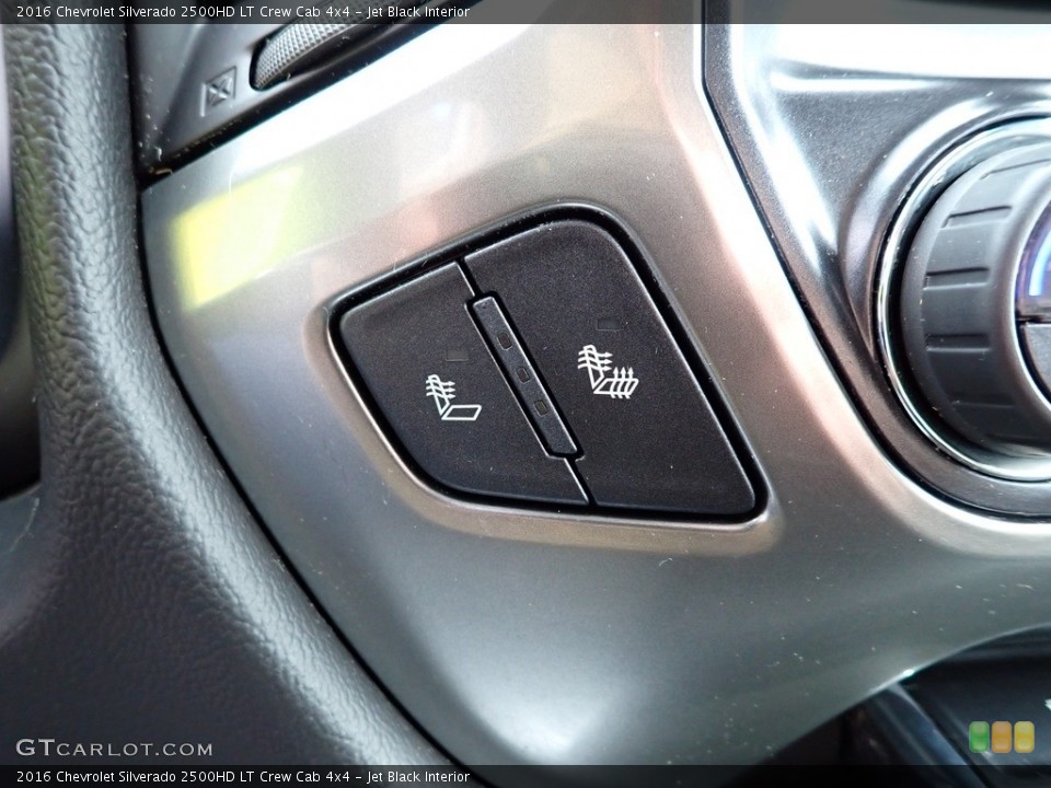 Jet Black Interior Controls for the 2016 Chevrolet Silverado 2500HD LT Crew Cab 4x4 #143547757