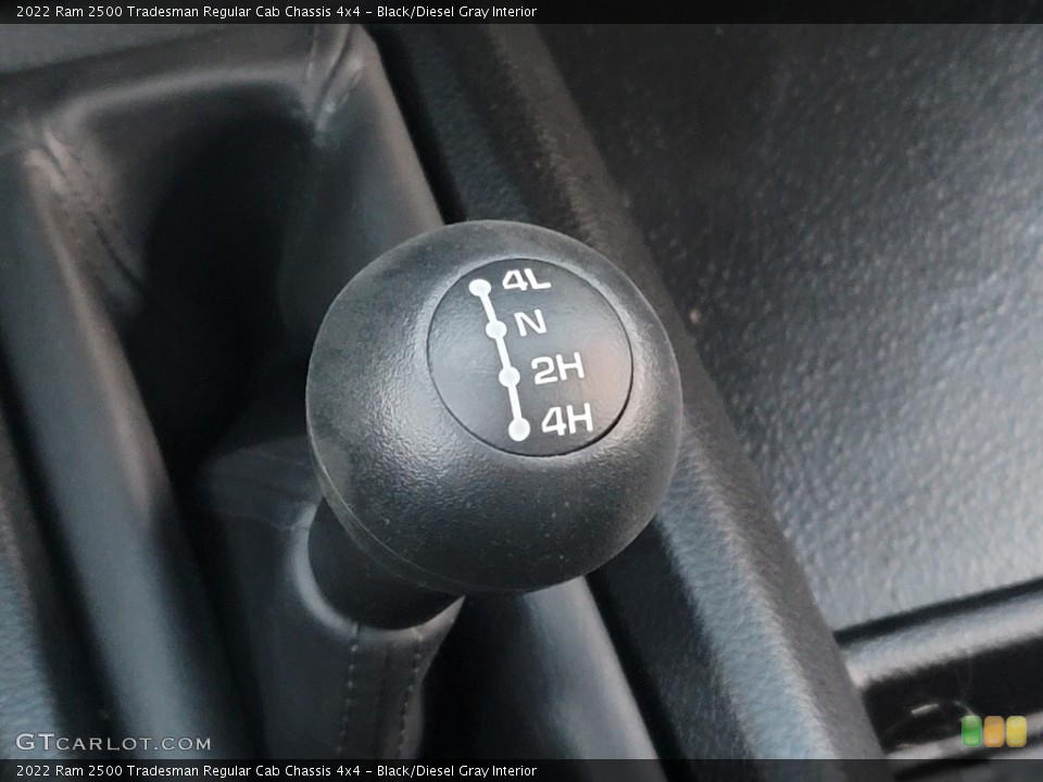 Black/Diesel Gray Interior Transmission for the 2022 Ram 2500 Tradesman Regular Cab Chassis 4x4 #143547909