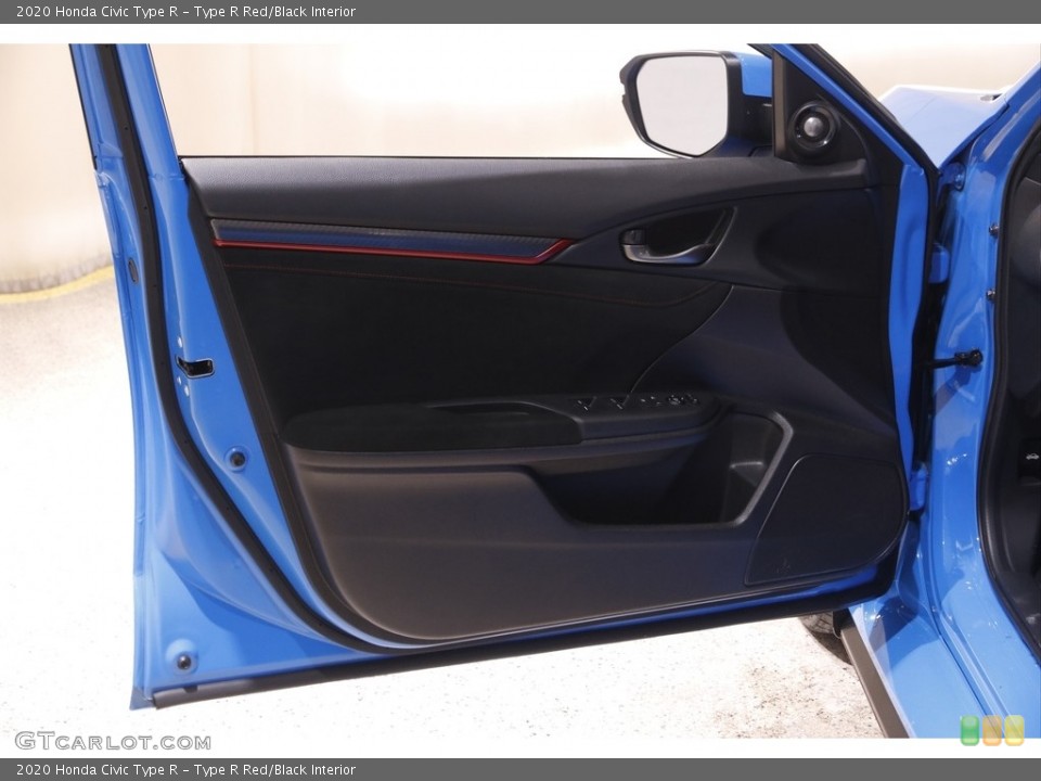 Type R Red/Black Interior Door Panel for the 2020 Honda Civic Type R #143552649