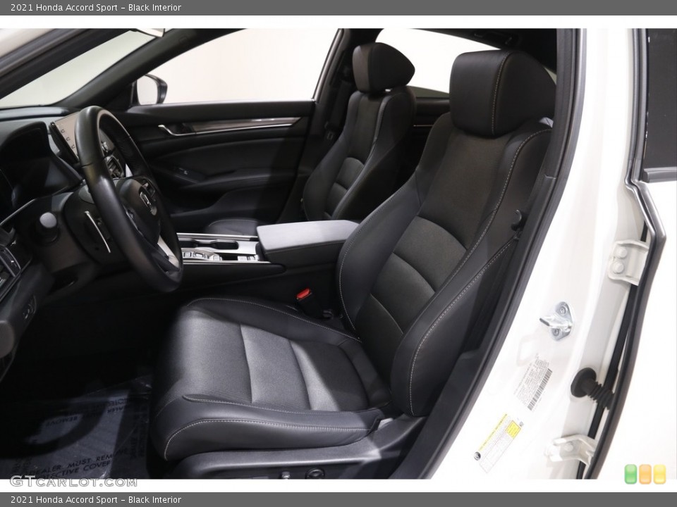 Black Interior Front Seat for the 2021 Honda Accord Sport #143552772