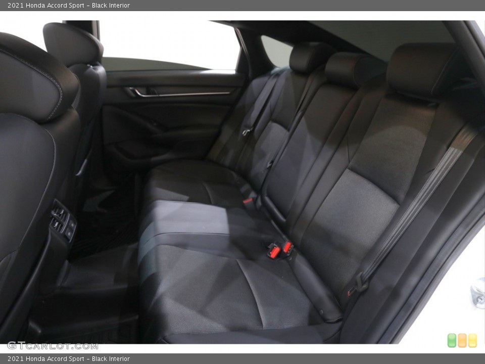 Black Interior Rear Seat for the 2021 Honda Accord Sport #143552862