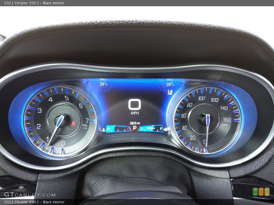 Black Interior Gauges for the 2021 Chrysler 300 S #143553762