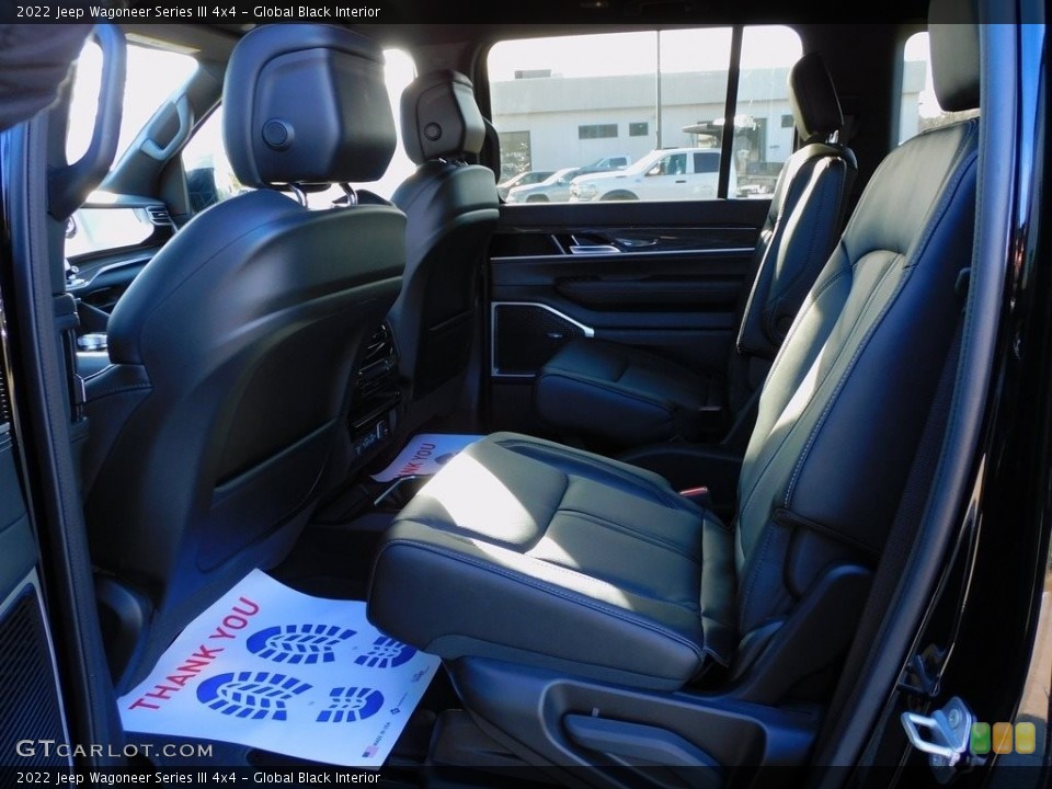 Global Black Interior Rear Seat for the 2022 Jeep Wagoneer Series III 4x4 #143556775