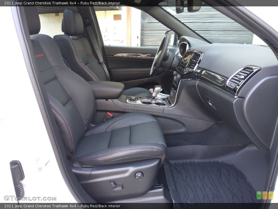 Ruby Red/Black Interior Front Seat for the 2021 Jeep Grand Cherokee Trailhawk 4x4 #143557768
