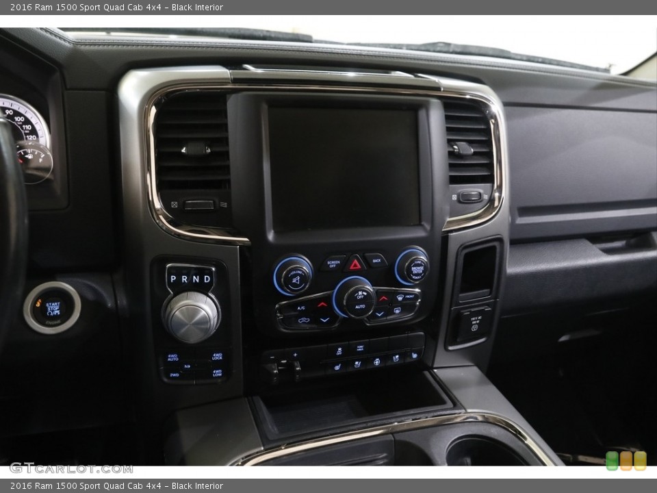 Black Interior Controls for the 2016 Ram 1500 Sport Quad Cab 4x4 #143558230