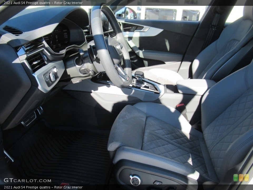 Rotor Gray Interior Front Seat for the 2021 Audi S4 Prestige quattro #143558473