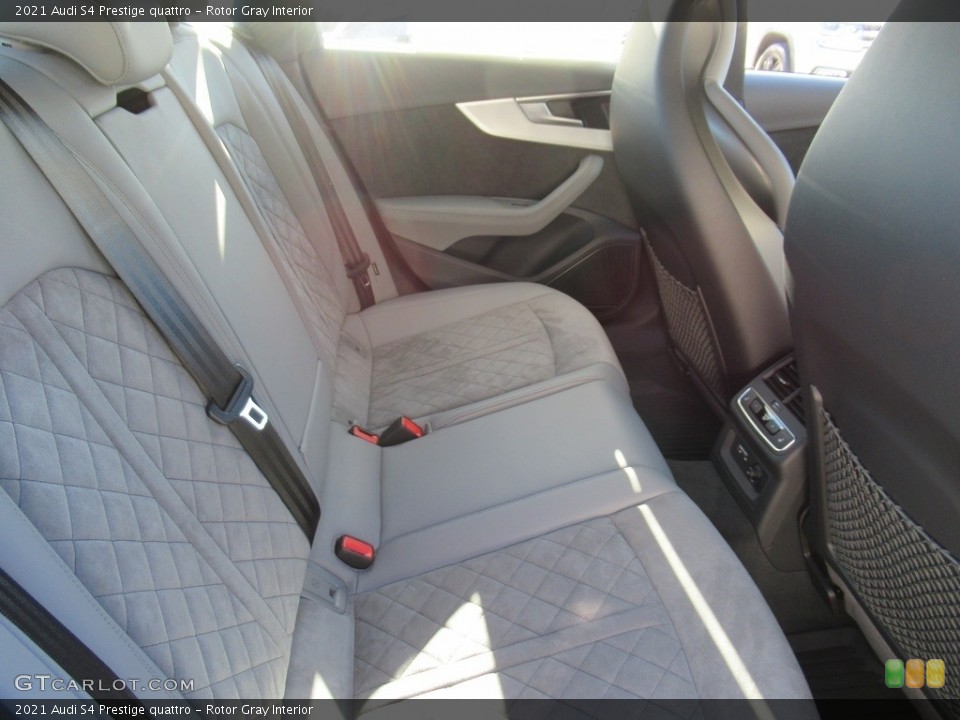 Rotor Gray Interior Rear Seat for the 2021 Audi S4 Prestige quattro #143558512