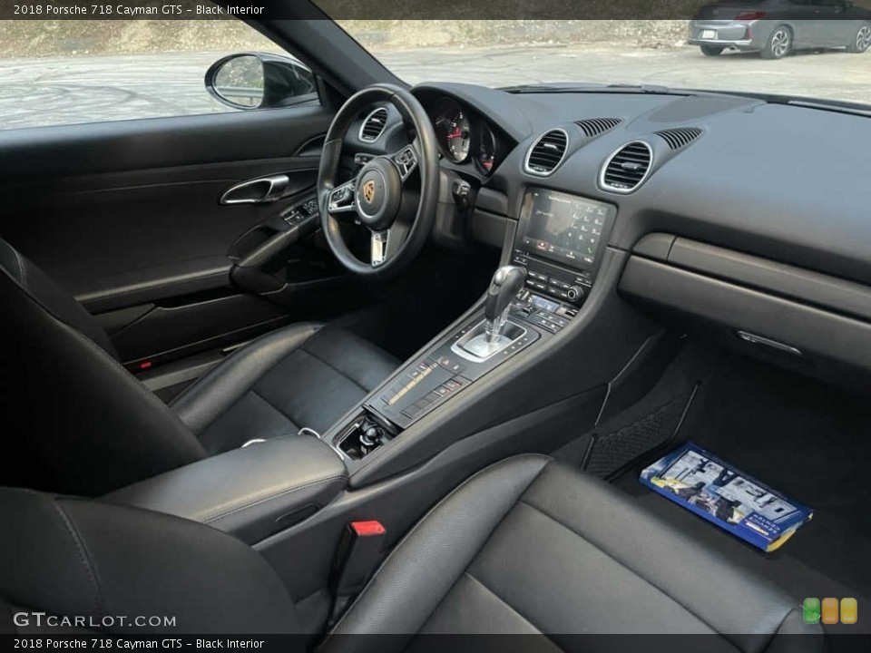 Black Interior Dashboard for the 2018 Porsche 718 Cayman GTS #143559451