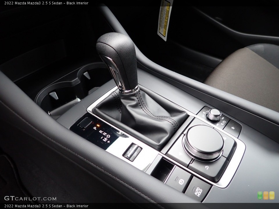 Black Interior Transmission for the 2022 Mazda Mazda3 2.5 S Sedan #143561215