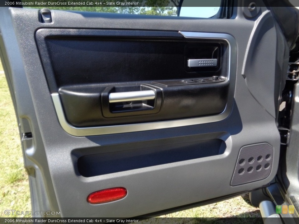 Slate Gray Interior Door Panel for the 2006 Mitsubishi Raider DuroCross Extended Cab 4x4 #143561731