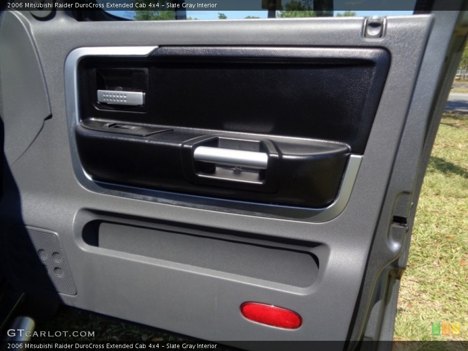 Slate Gray Interior Door Panel for the 2006 Mitsubishi Raider DuroCross Extended Cab 4x4 #143561944