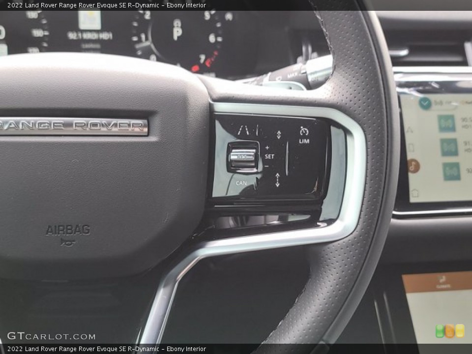 Ebony Interior Steering Wheel for the 2022 Land Rover Range Rover Evoque SE R-Dynamic #143562664