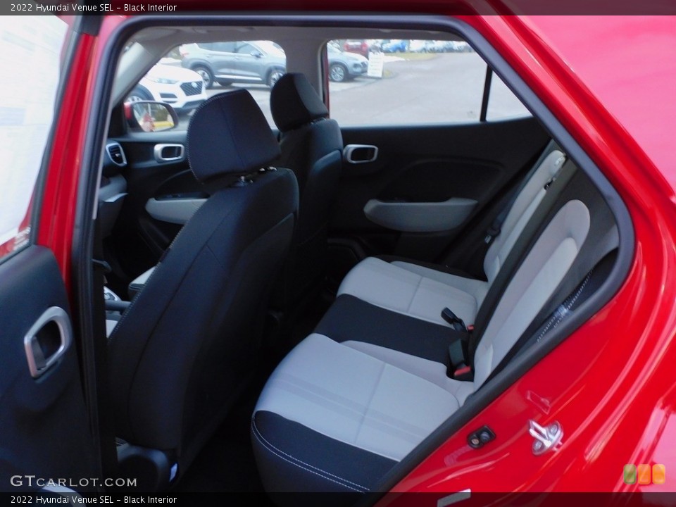 Black Interior Rear Seat for the 2022 Hyundai Venue SEL #143563021