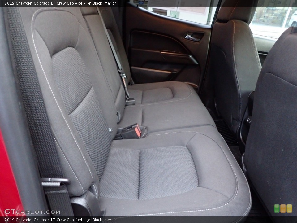 Jet Black Interior Rear Seat for the 2019 Chevrolet Colorado LT Crew Cab 4x4 #143563057