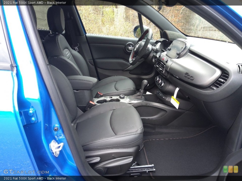 Black 2021 Fiat 500X Interiors
