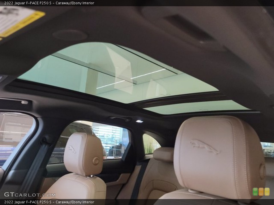 Caraway/Ebony Interior Sunroof for the 2022 Jaguar F-PACE P250 S #143563366