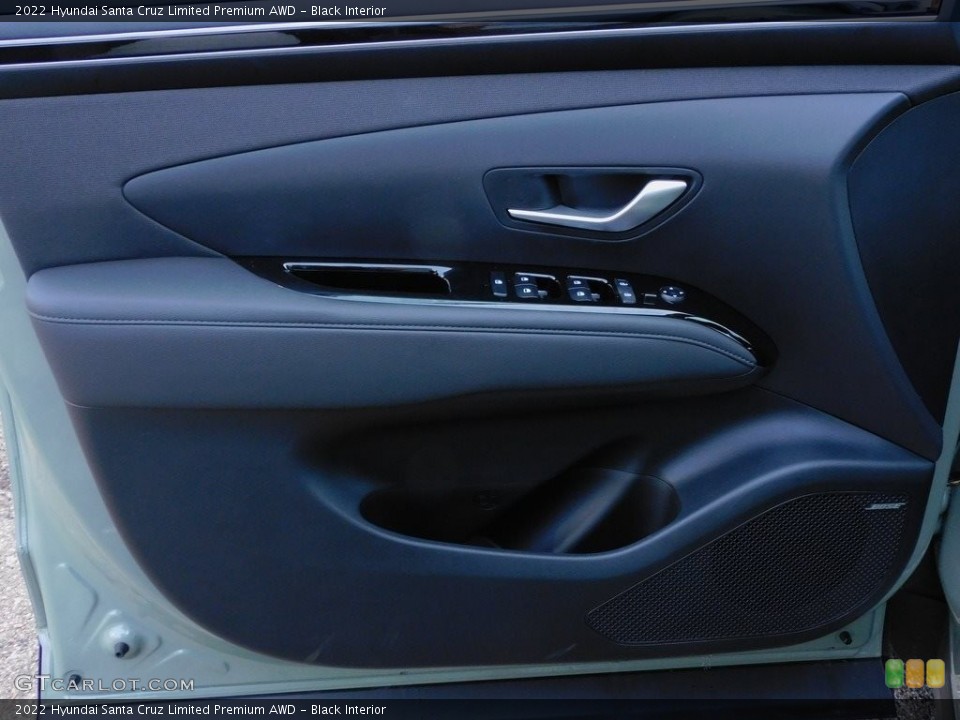 Black Interior Door Panel for the 2022 Hyundai Santa Cruz Limited Premium AWD #143563513