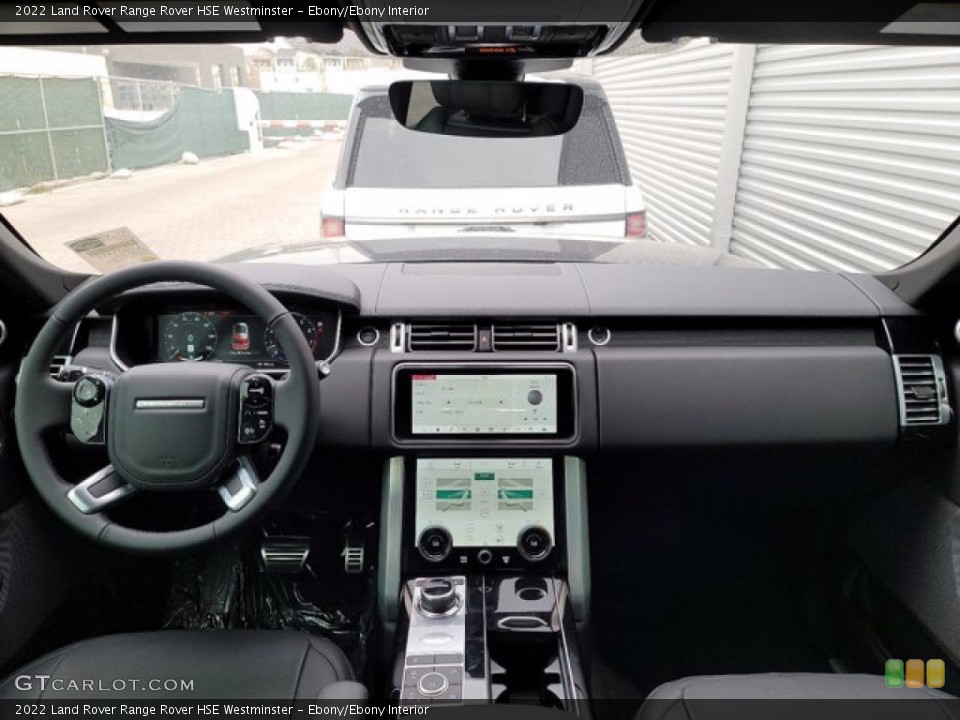 Ebony/Ebony Interior Dashboard for the 2022 Land Rover Range Rover HSE Westminster #143564101