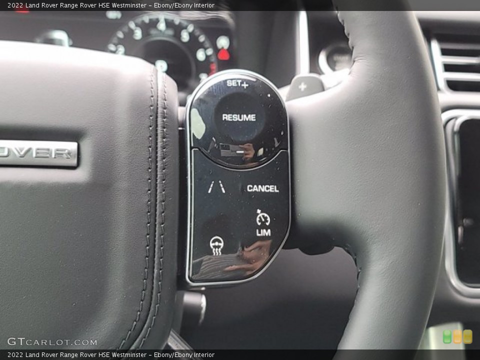 Ebony/Ebony Interior Steering Wheel for the 2022 Land Rover Range Rover HSE Westminster #143564368