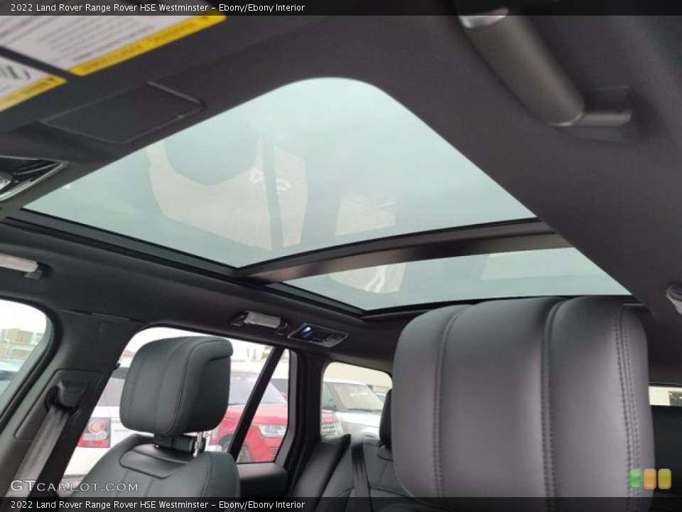 Ebony/Ebony Interior Sunroof for the 2022 Land Rover Range Rover HSE Westminster #143564491