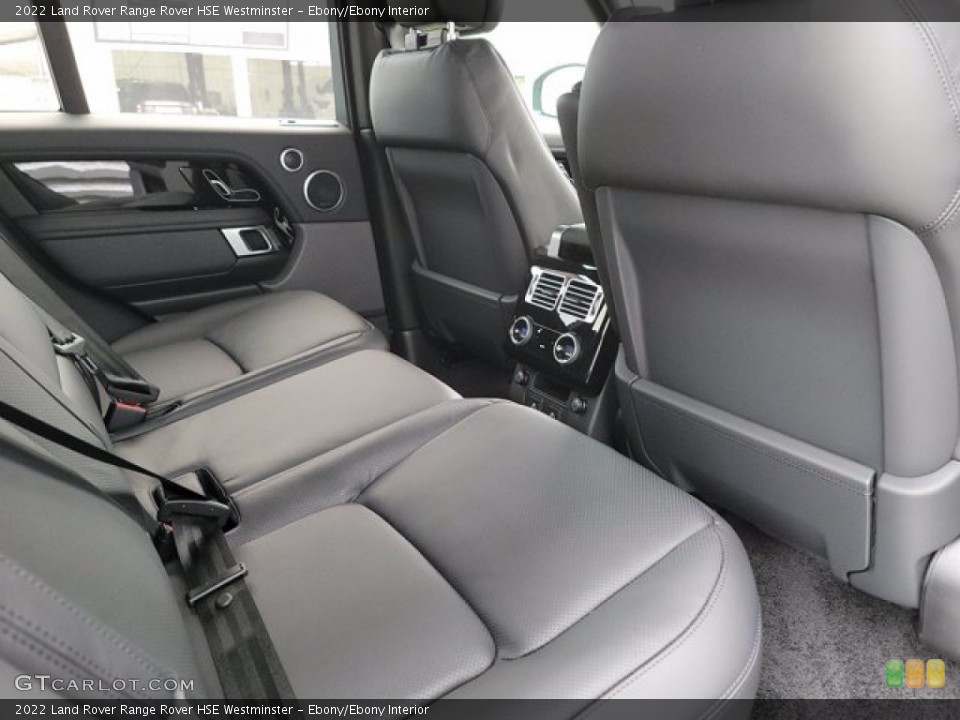 Ebony/Ebony Interior Rear Seat for the 2022 Land Rover Range Rover HSE Westminster #143564548