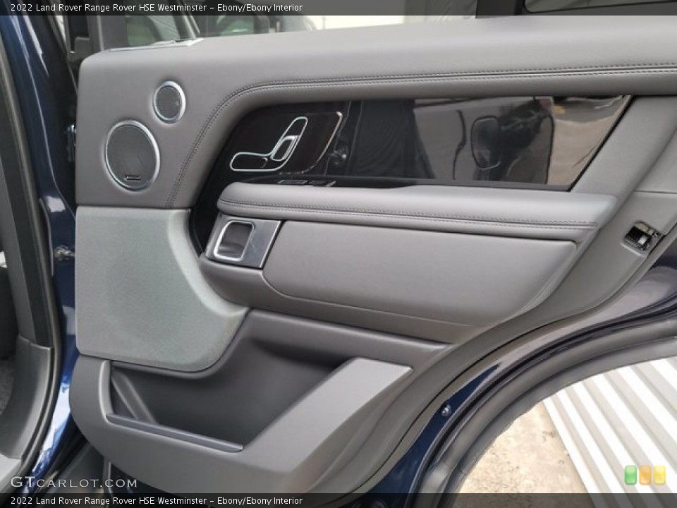 Ebony/Ebony Interior Door Panel for the 2022 Land Rover Range Rover HSE Westminster #143564581