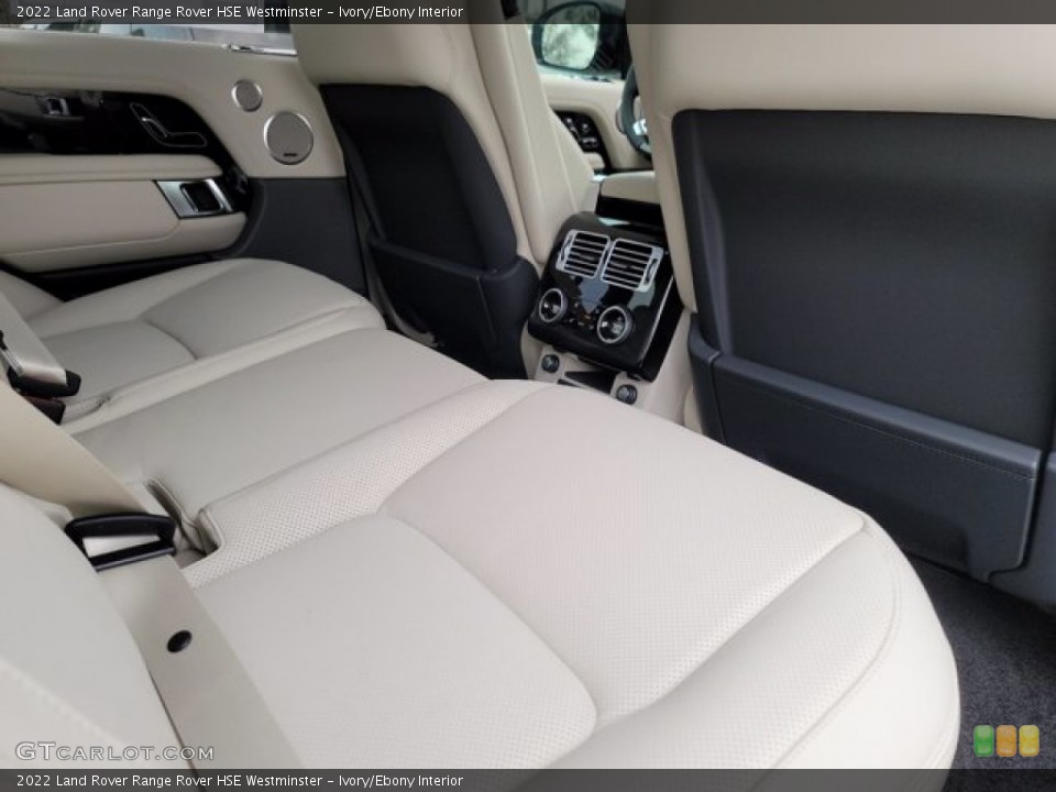 Ivory/Ebony Interior Rear Seat for the 2022 Land Rover Range Rover HSE Westminster #143565208