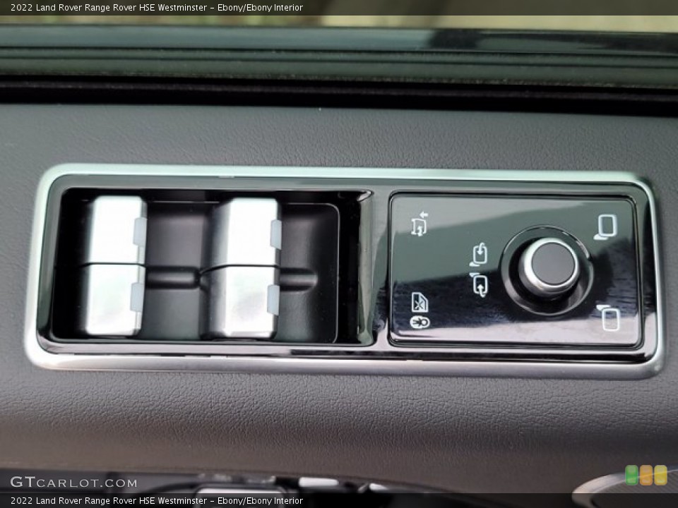 Ebony/Ebony Interior Controls for the 2022 Land Rover Range Rover HSE Westminster #143565598