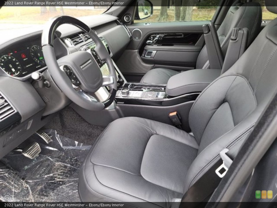 Ebony/Ebony Interior Front Seat for the 2022 Land Rover Range Rover HSE Westminster #143565610